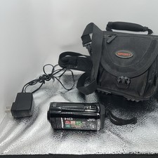 JVC Everio HD Camcorder GZ-HM50BU 8 GB 40x Optical Zoom Tested Works