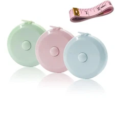 3 Pack Tape Measure Measuring Tape for Body Fabric Sewing Tailor Cloth Knitting