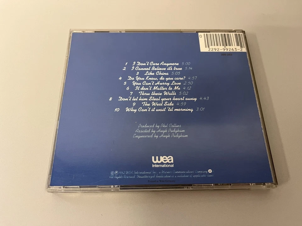 Phil Collins – Hello, I Must Be Going! - first press Target CD © 1982/? (299263) - Bild 3 von 3