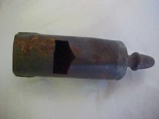 ANTIQUE  SMALL PRIMITIVE WHISTLE  METAL/HAND MADE  C 1900'S
