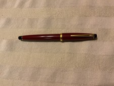 Vintage Cross Radiance Burgundy Rollerball Pen 805-4 with Gold Trim and Box
