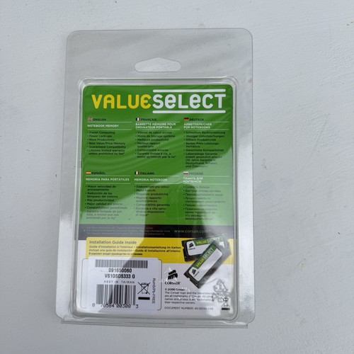 Corsair VS1GSDS333 G 1GB DDR1 333Mhz Genuine New OeM Sealed Packaged - Picture 2 of 2