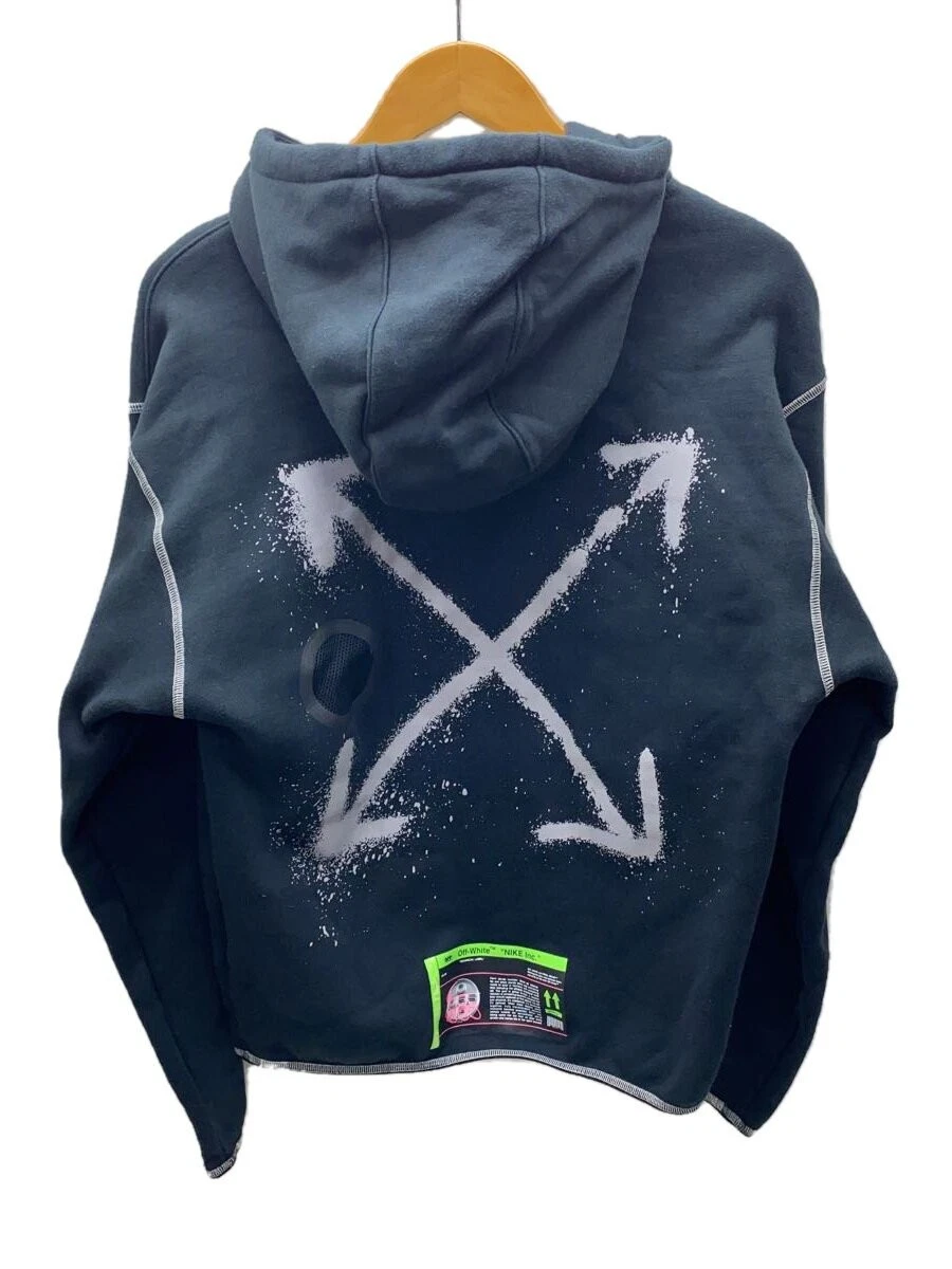 OFF WHITE Felpa con cappuccio NIKE × OFFWHITE nera XS usata