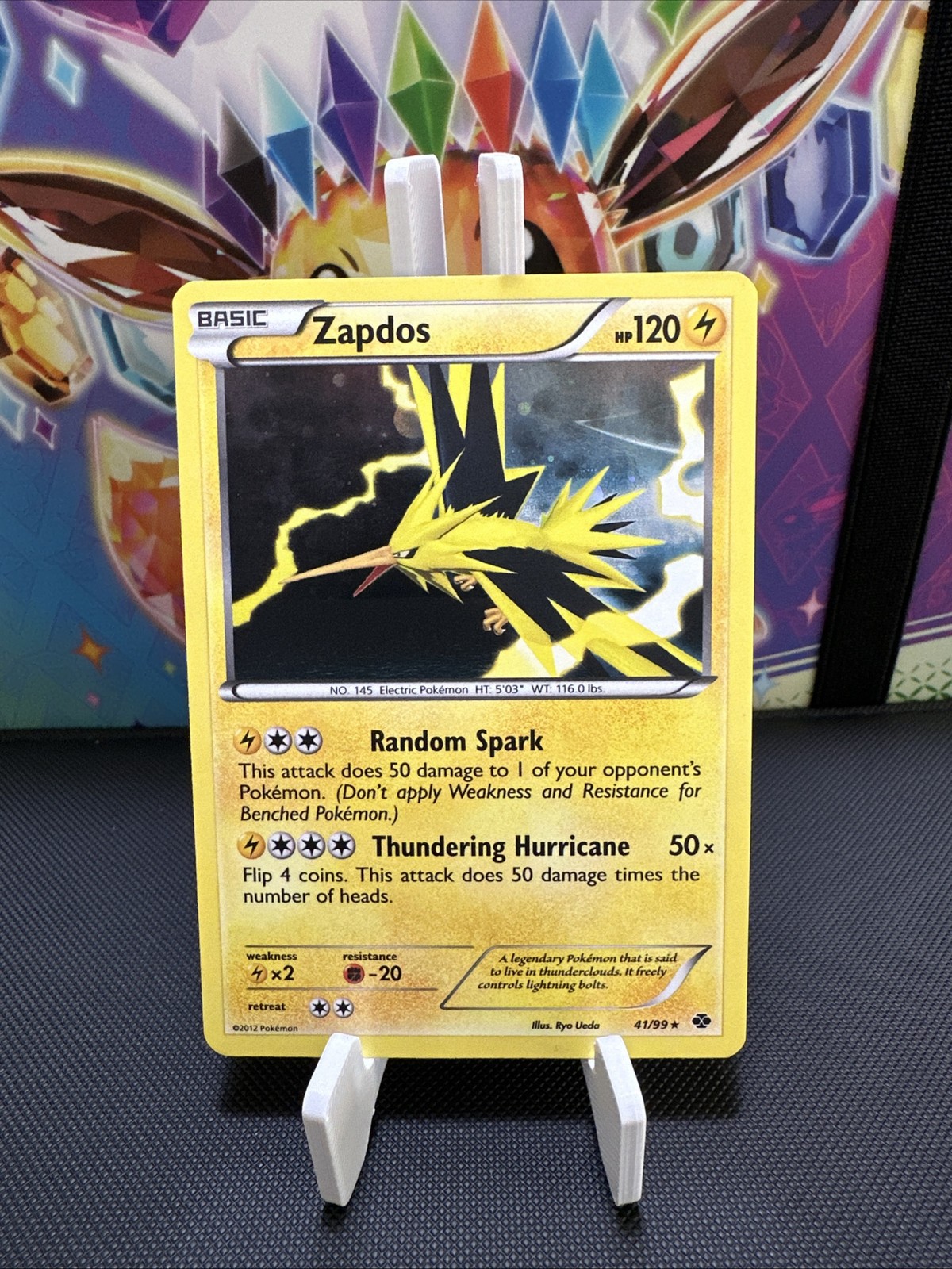 Pokemon TCG. Zapdos 41/99 Next Destinies Holo Rare (NEAR MINT) ⚡️