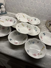 12 Lenox Butterfly Meadow Fruit Bowls