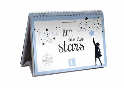 Aim for the stars - Postkarten-Aufstellbuch: Moments by Langenscheidt (LITTLE ST