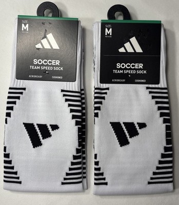 Adidas Soccer Team Speed Socks Men s Medium Left Right Specific 2 Pairs FREE SHP