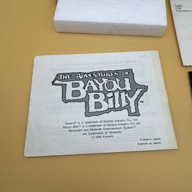 Jeu Nintendo NES - BAYOU BILLY - FRA -