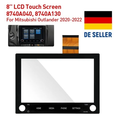 Radio 8" Touchscreen Digitizer für Mitsubishi Outlander 2019-22 MK3 SAT 2 Knöpfe - Bild 1 von 4