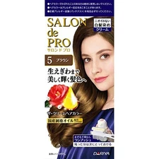 Salon de Pro Gray Hair Dye The Cream Hair Color 5 Brown Japan^