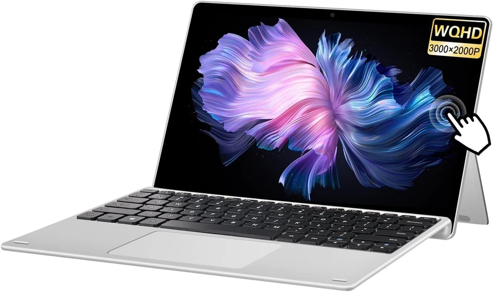 12.3" 3K Touch-Screen Laptop with Keyboard, Celeron J4125 - Image 3 of 4