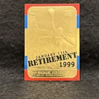 Fleer Ultra Michael Jordan January 13th Retirement #23 Bulls 23 Karat Gold Card