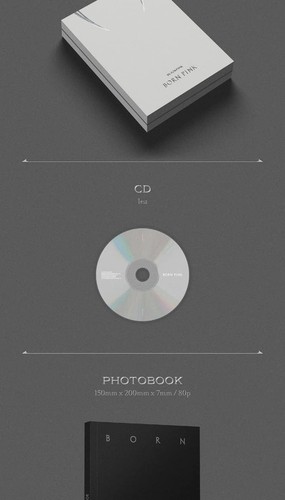 Álbum BLACKPINK Born Pink-CD Póster, Tarjetas Fotográficas, Libro Ilustrado, Versión Gris - Imagen 6 de 8