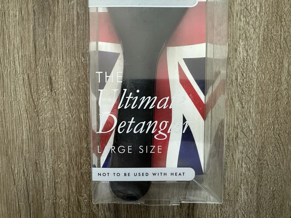 Cepillo de pelo grande negro Tangle Teezer The Ultimate Detangler nuevo Foto 3 de 4