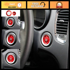 Aluminum Alloy Push Start Button Cover with Light for Dodge Charger, Durango, Ra
