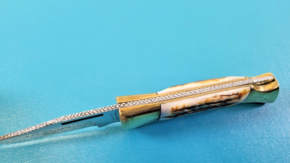 CASE XX Shark Tooth P197 L SSP Sportsman Folding Knife 2 Dots  c.1978  TR613 - Image 3 of 4