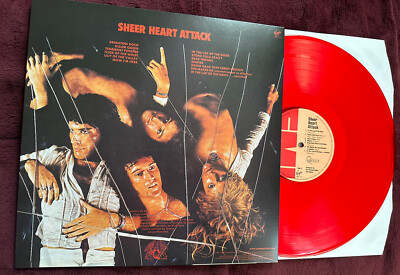 Queen Sheer Heart Attack Studio Collection Transluscent RED LP