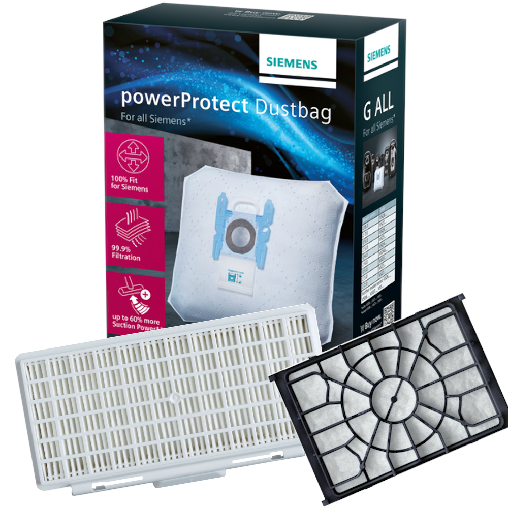 10 Premium Staubsaugerbeutel Für Siemens Q5.0, VSQ5X1230