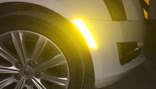 Adhesivo reflectante abierto para puerta decoración adorno anticolisión para todos los modelos de coches 6X - Imagen 6 de 8