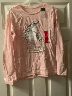EINHORN T-SHIRT ALTER 11-12 GLITZERND PER EINSCHREIBEN