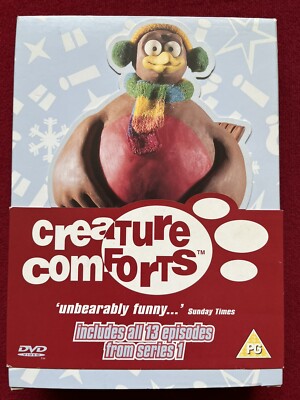 Creature Comforts Season 1 DVD Box Set w/ Ltd Ed Aarman Animation