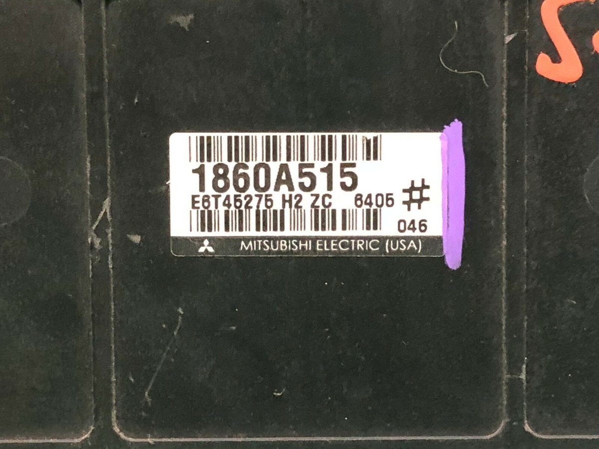 07 2007 MITSUBISHI ECLIPSE 2.4L MTX ECM ECU ENGINE COMPUTER MODULE