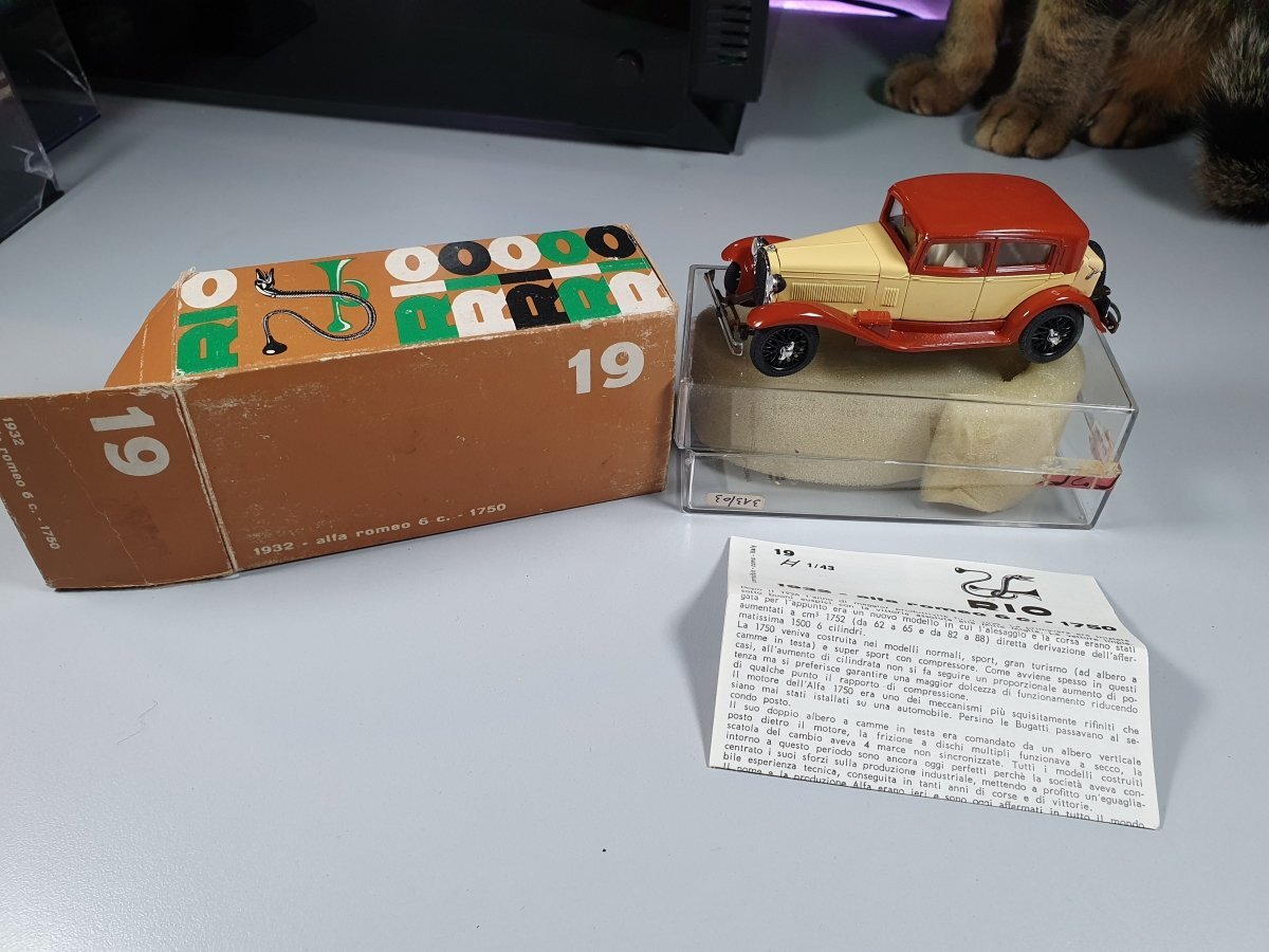 Alfa Romeo 6C 1750 Sedan 1932 Rio 1/43 Mint Condition With Box