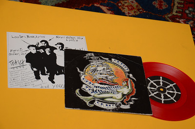 Snitch 7'' EP 5 Tracks Hoist The Sails 1St Orig EX Red Vinyl Insert Lyrics !!!