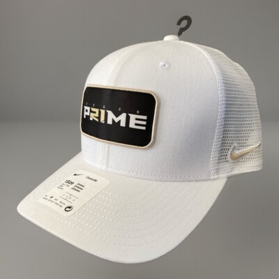 Nike Coach Prime Trucker Sideline Hat Classic99 Cap NEW White Colorado Buffaloes