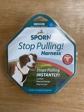 Sporn Dog Harness Stop Pulling Comfort Safety Adjustable Neck Med 12‐17" Blue