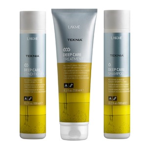 Lakme Teknia Deep Care Pack 3 Products Shampoo Conditioner Mask
