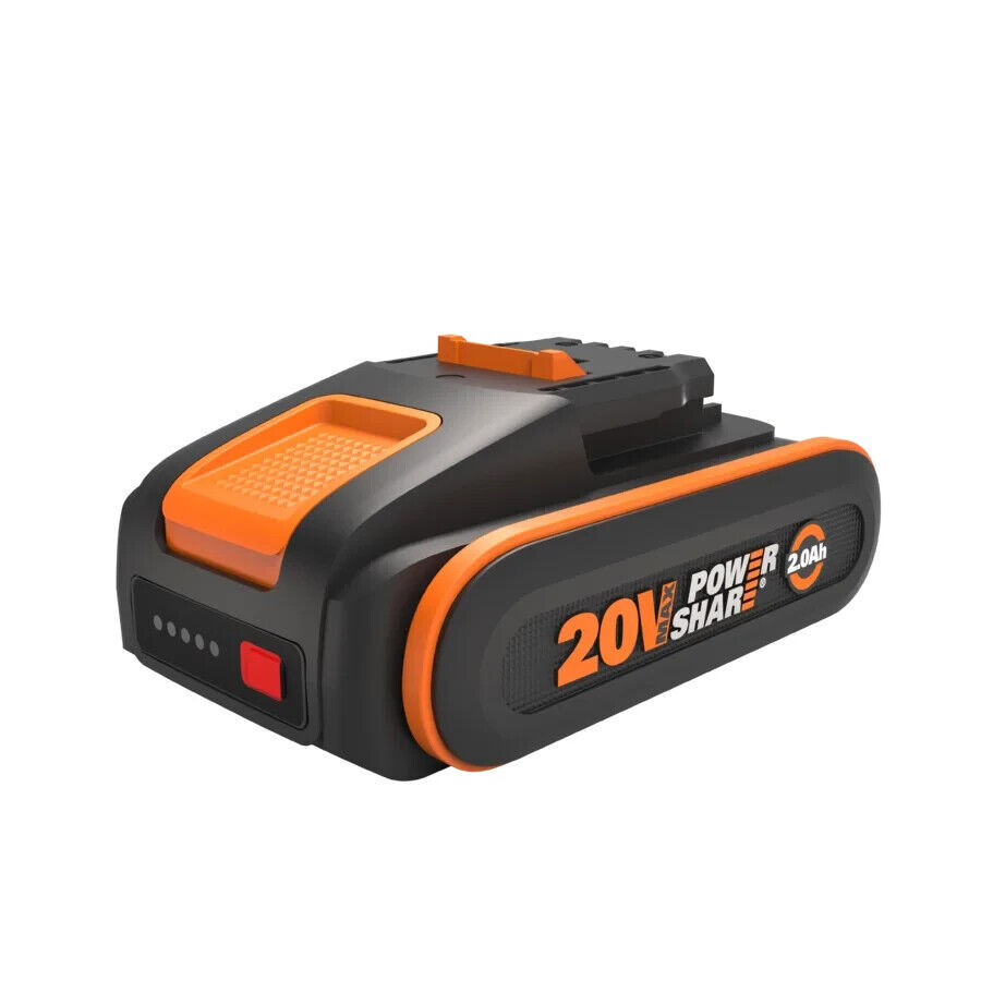 WORX WA3639 18V 20V MAX 2.0Ah Battery pack Powershare High Capacity Indicator