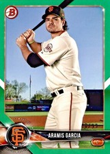 2018 Bowman Prospects Aramis Garcia Green #BP112 -/99 -  San Francisco Giants 