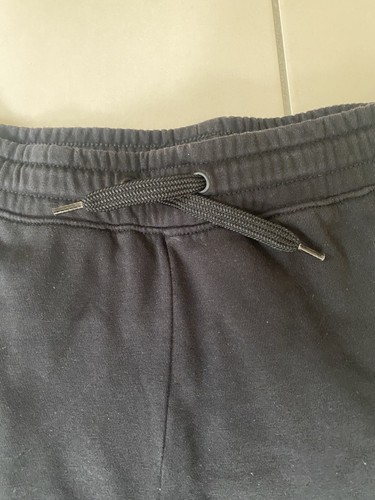 H&M Tracksuit Bottoms Boys Black with FOREVS writing on each side Size 14Y+ - Picture 4 of 5