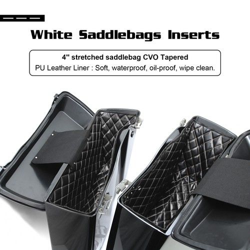 2PCS Saddlebag Organzers Saddle Bag Storage For Harley 2014-2024