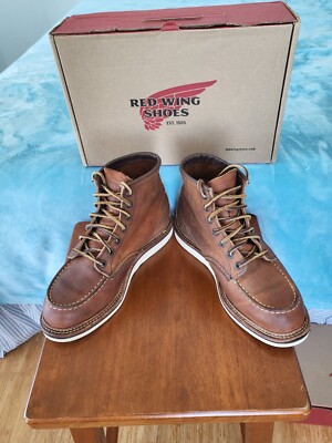 RED Wing Boots Classic Heritage 1907 size 8D Copper rough & tough