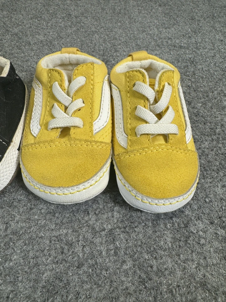 Shaq Ice Bottom Retro Black/white Vans Yellow Converse All Star Size 1-3 - Image 4 of 4