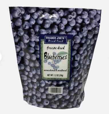 Trader Joe's Freeze Dried BLUEBERRIES Unsweetened & Unsulfured