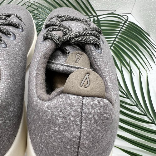 Allbirds Women's Wool Runners Sneaker Athletic Shoes Gray White Size 8