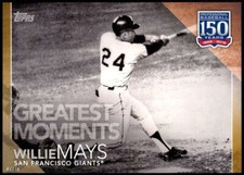 Willie Mays 2019 Topps Update 150 Years of Professional Baseball 5x7  ID: 350667