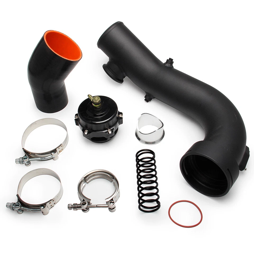 Kit de tubulação de carga turbo de admissão com discagem e 50mm Bov para BMW N54 E88 E90 E92 135i 335i - Imagem 2 de 4