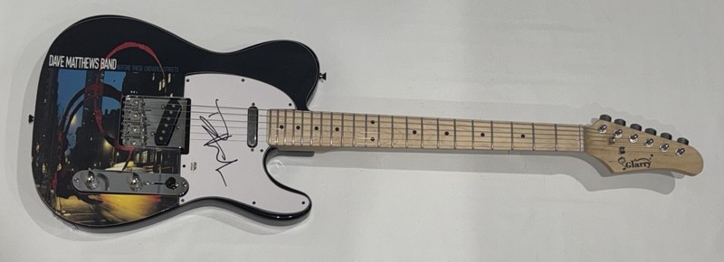DAVE MATTHEWS SIGNED CUSTOM BEFORE THESE CROWDED STREETS GUITAR BAND DMB PSA COA