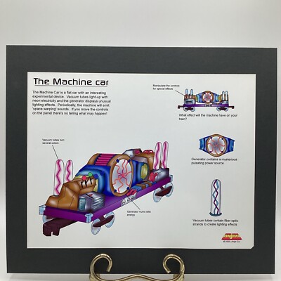 ANJAR  The Machine Car  Light Up & Sound Flat Car Adver. & Art Concept Prototype