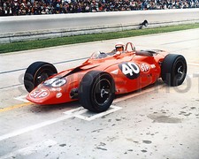 PARNELLI JONES 1967 STP OIL TURBINE INDY 500 AUTO RACING 8X10 PHOTO