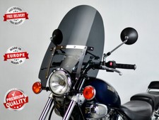 HONDA SHADOW VT 125 500 600 PARABREZZA SU MISURA PARABREZZA CHOPPER PARABREZZA