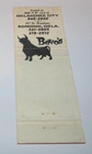 Matches Matchbook Cover Bevo's Restaurant Oklahoma City & Edmond Oklahoma OK — photo 3