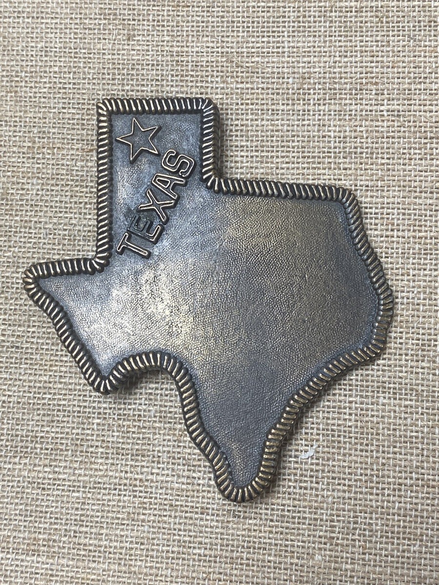 Vintage Texas belt buckle Vintage Texas Sesquicentennial Belt Buckle: Silver Tone  main image 4