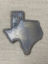 Vintage Texas State Belt Buckle, Everything  s Bigger In Texas Neat Rare Buckle