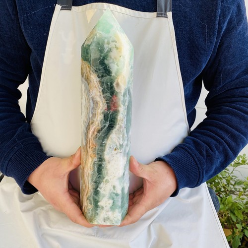 67G Natural Citrine Quartz Crystal Stone Point Tower Obelisk Wand - Foto 12