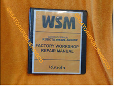 Kubota Diesel Engine V1205 V1305 V1505 Workshop Service Binder